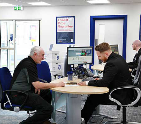 Safestore team managing online orders at their desks